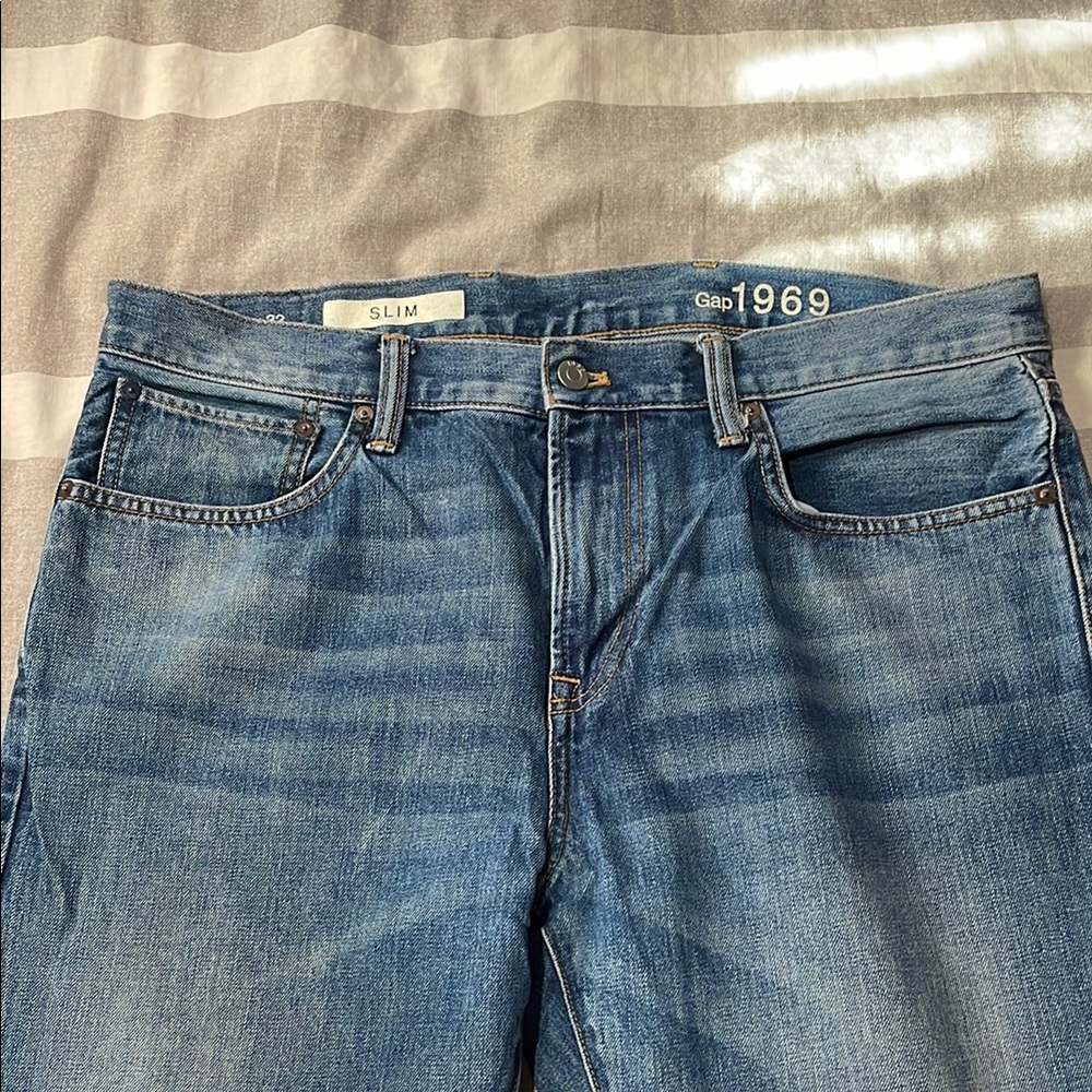 GAP Men's Slim Fit Denim Jeans - Blue
